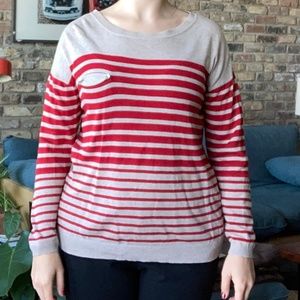 Everly striped sweater